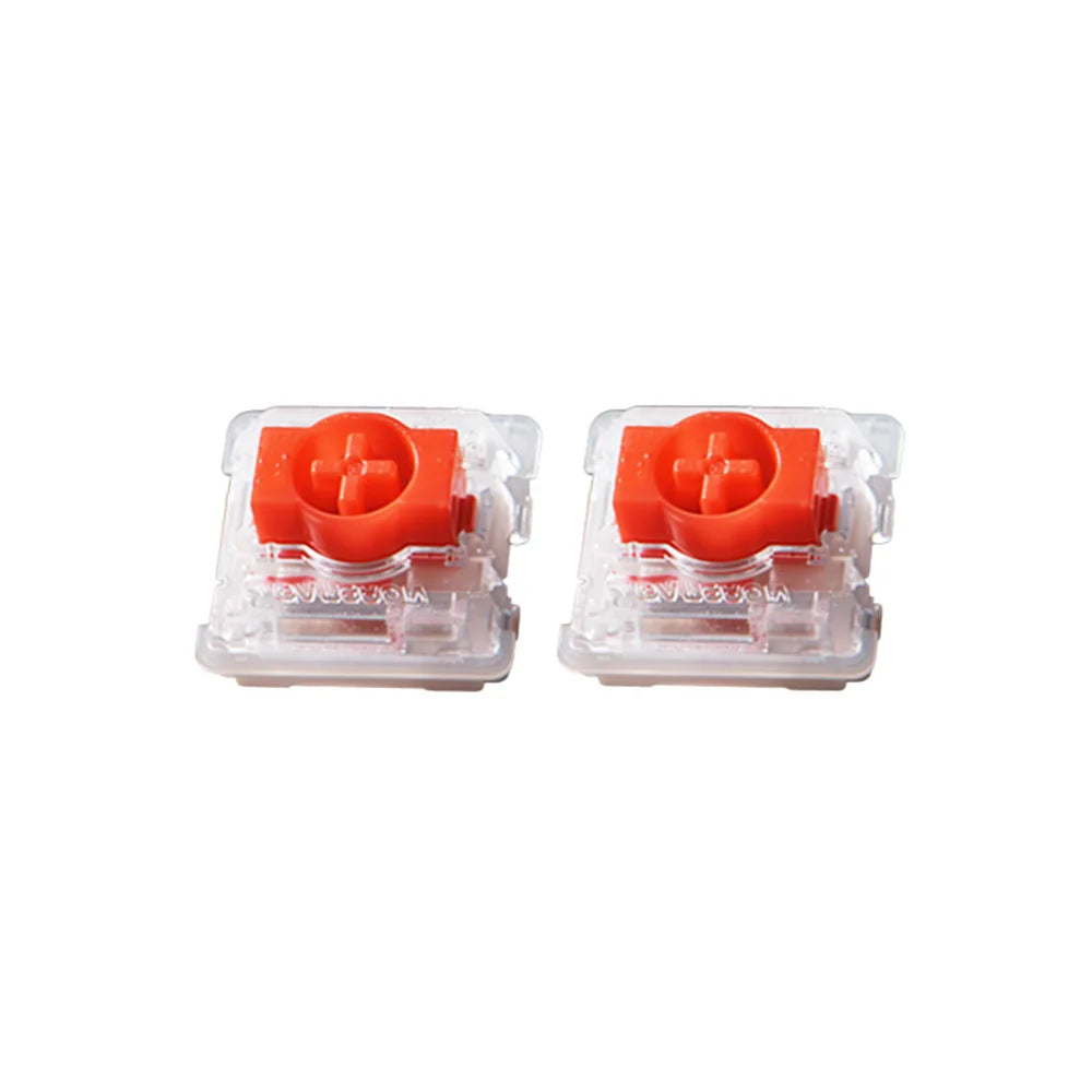 Fashion Solid Color Cross Keycap High Transparency Short Tripod Shaft For Free Accessories