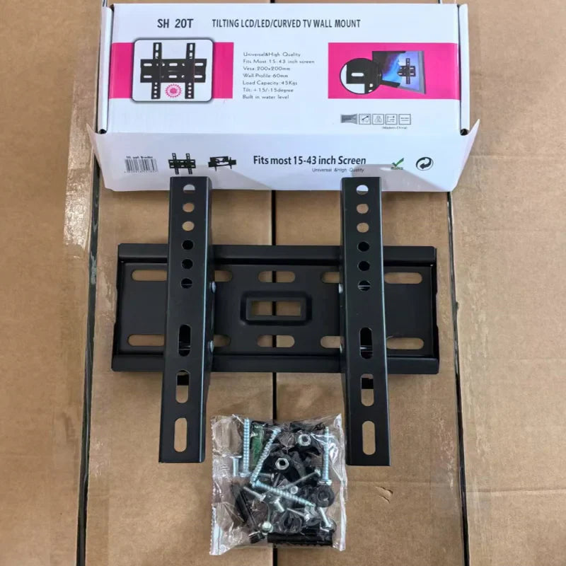Universal TV Wall Mount Bracket for Most 26-65 Inch LED Plasma TV Mount up to VESA 400x400mm and 110 LBS Loading Capacity