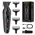 hiena Hair Clipper Professional Hair Cutting Machine Adjustable Hair Trimmer Electric 9000 RPM Barber LED Clipper for Men