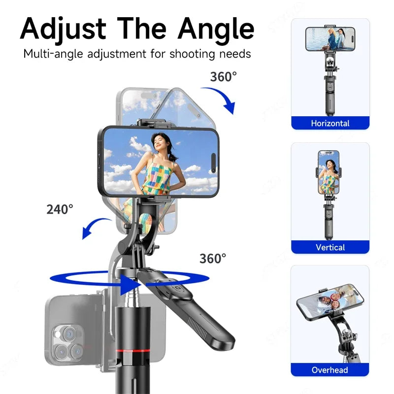 Selfie Stick 1.7 Meter Ultra Long Stretch Portable debounce Phone Holder Bluetooth Remote With Fill light Tripod Stand For Live