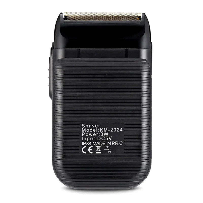 Kemei powerful rechargeable shaver for men foil electric shaver beard hair shaving head bald electric razor with extra mesh