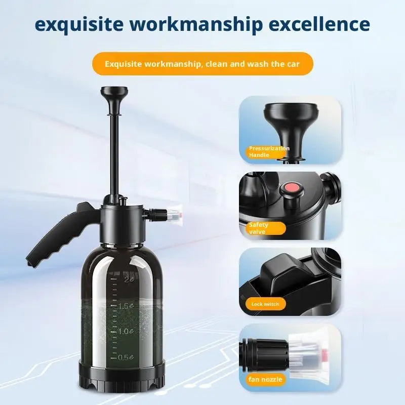 High-pressure car foam spray gun, car washing tools, household handheld car foam spray bottle, multi-functional