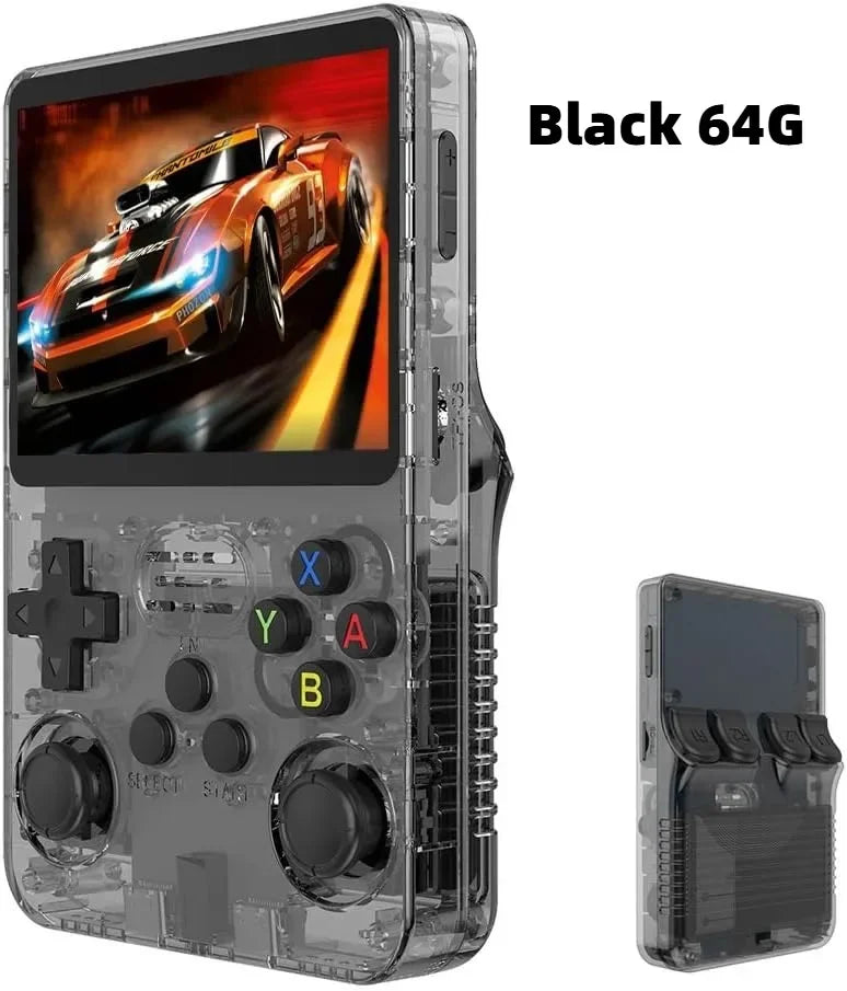 R36S Retro Handheld Game Console Linux System 3.5-inch IPS HD 4K With 64G 20000 Games Portable Pocket Game Console