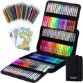 160 Glitter Gel Pens Set with Case, 40% More Ink for Coloring Books, Drawing & Writing