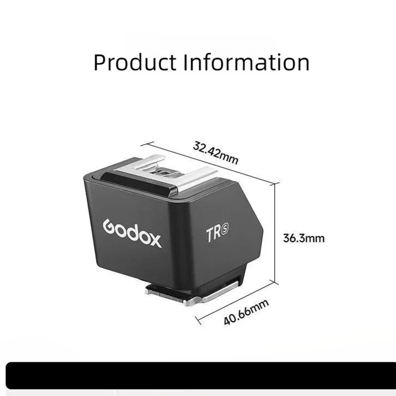 Godox TR flash hot shoe height increasing seat it30Pro external high pad hot shoe converter suitable for Shenniu mini flash iM30