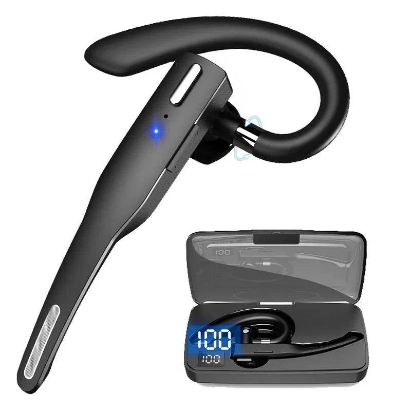 Wireless Bluetooth Headphones With Microphon Earphone ENC Noise Cancelling Handsfree Talking Headset Busines Auriculares Driving