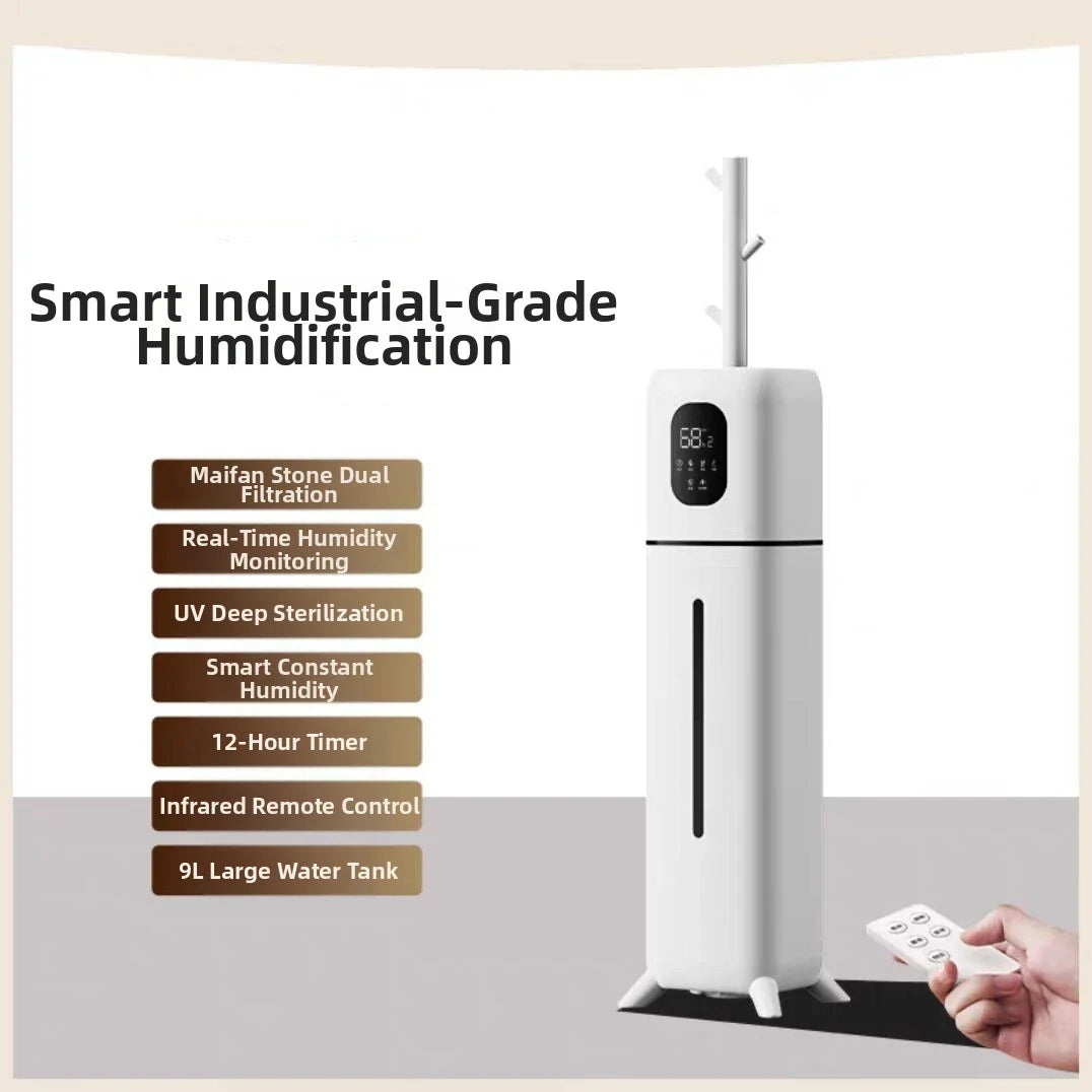 9L Ultra-Large Capacity Warm Humidifier Intelligent Constant Humidity +UV Sterilization WIFI Control Bedroom Living Room Office