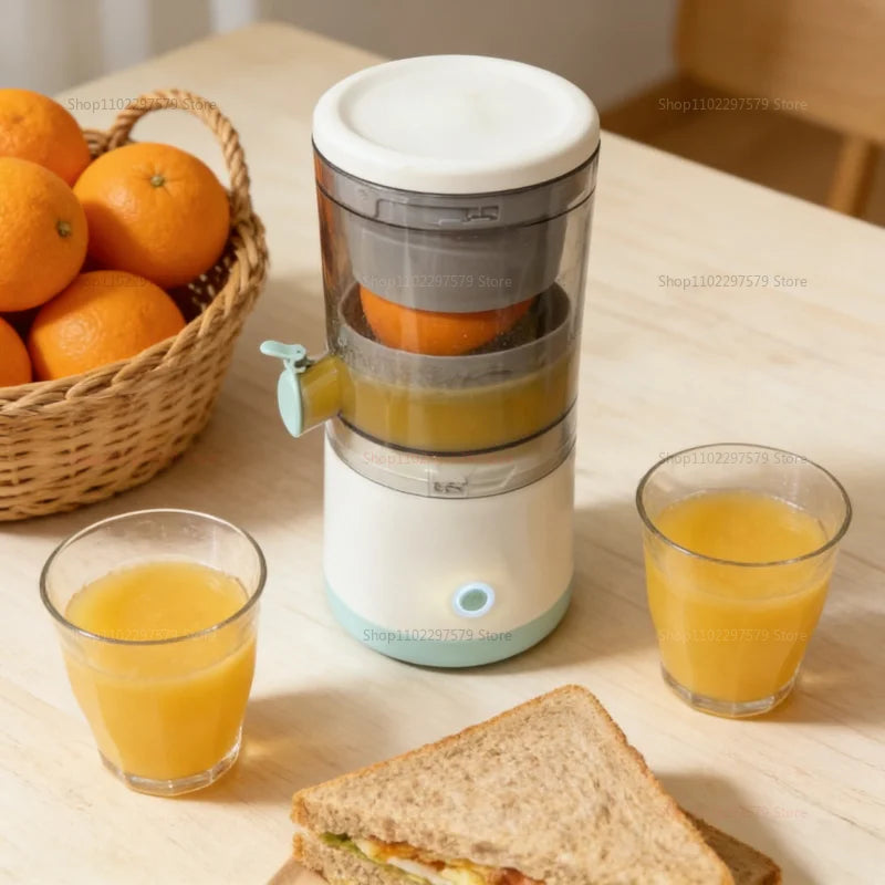 Portable Electric Juicer Machin USB Charging Orange Lemon Fruit Blender Household Wireless Automatic Fresh Citrus Orange Juicer
