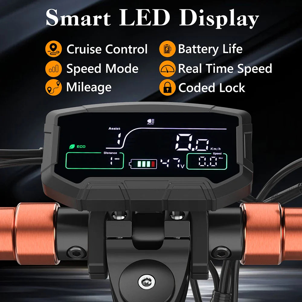 IENYRID M4 Pro S+Electric Scooter 800W Motor 48V 12.5AH Battery 10"Tire Escooter 45km/h Max 40-50KM Range Disc Brake LCD Display