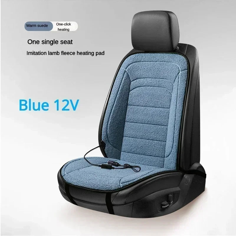 Heated Car Seat Cover Car Heating Cushion Winter Heated Seats Car Seat Warmer 12V Seat Cushion For Back And Seats