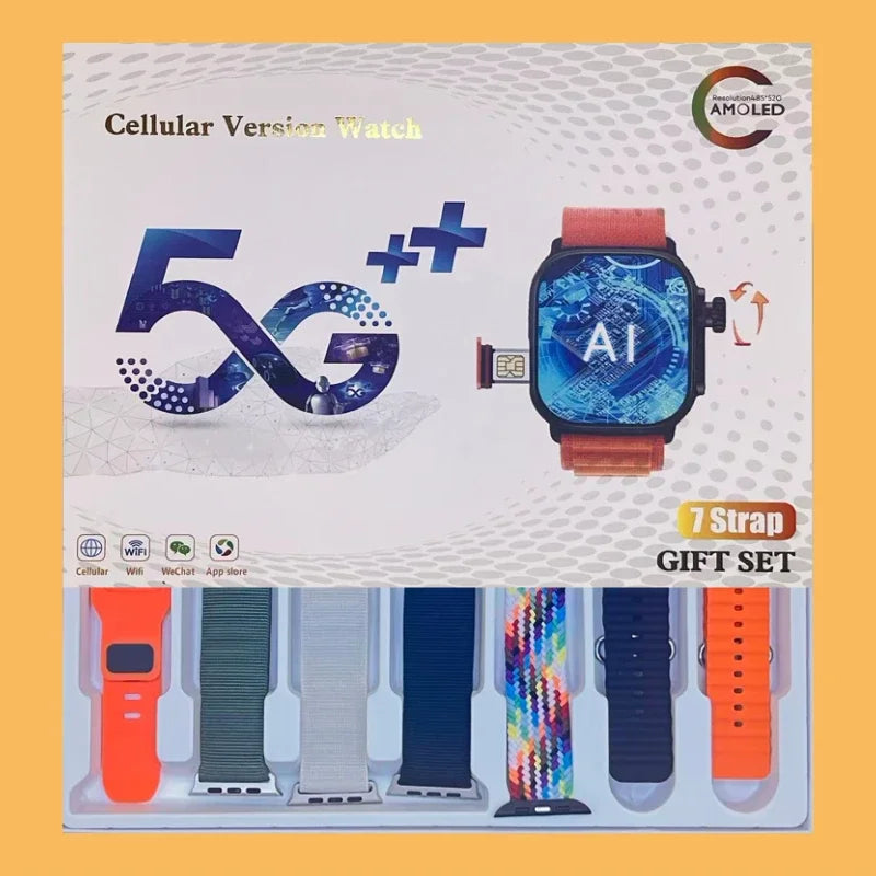 4G full network Android smart watch CDS9 with Wifi GPS SIM card Rotating camera Heart rate monitor Sports monitoring Google Play