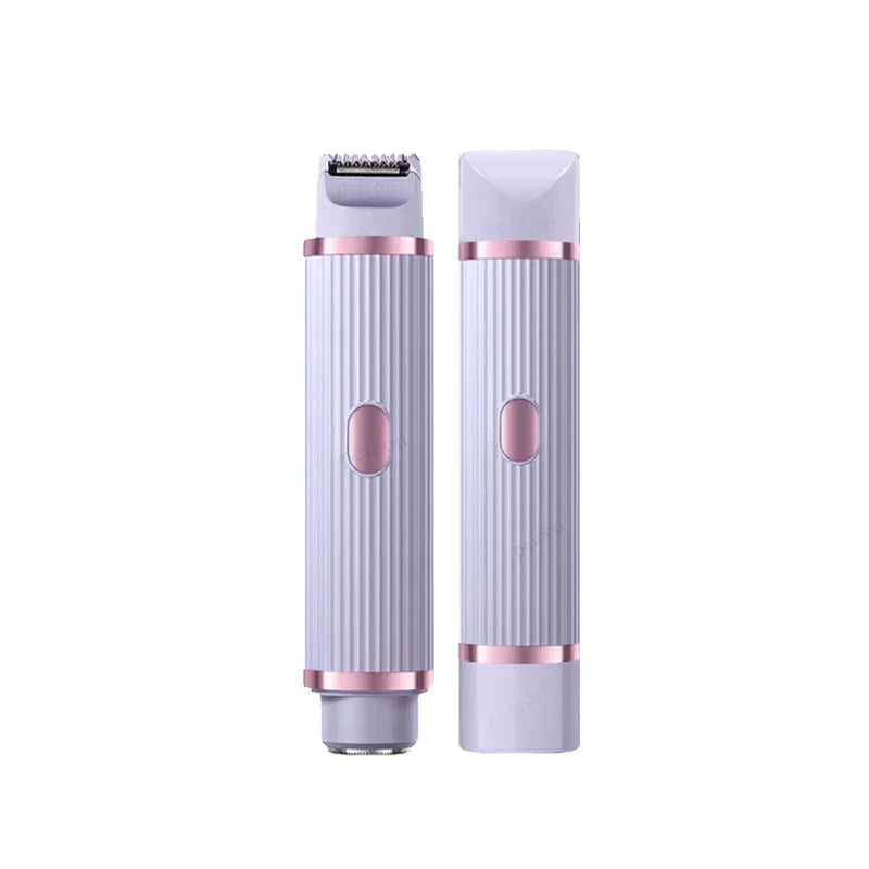 Bikini Trimmer Electric Razor for Women Body Underarm Leg Shaver Female Electric Painless Epilator Facial Mustache Hair Remover