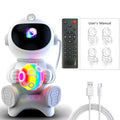 Astronaut Galaxy Starry Sky Projector Night Light Remote Control Rocket Nebula Projection Lamps For Bedroom Christmas Kids Gift