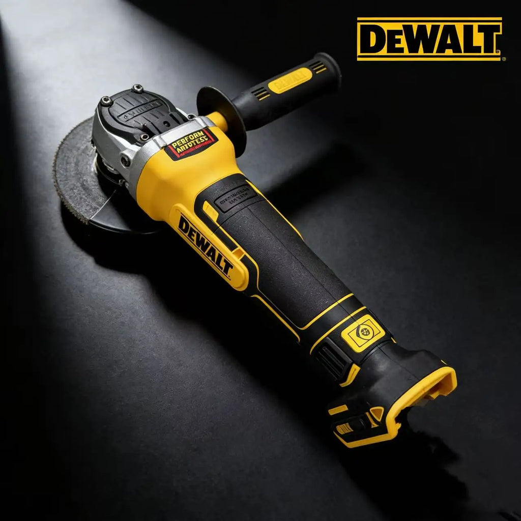 DEWALT DCG405FN/NT 18V 125MM Brushless Flat Head Angle Grinder 9000RPM E-Clutch Industrial Cutting Polishing Bare Tool