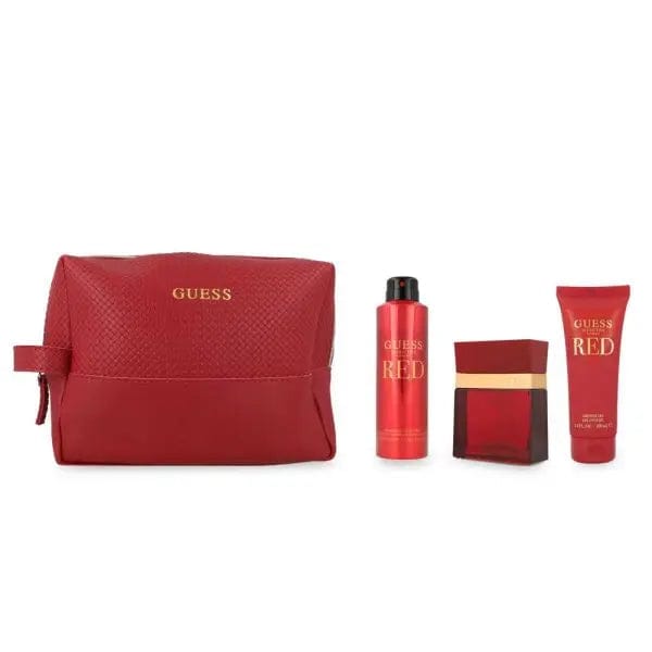Seductive Red By Guess For Men 4Pcs Set EDT Spray