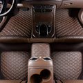 5Pcs Car Floor Mats PU Leather Waterproof Auto Foot Pad Protector pads Fashion Car Carpet Cushion For All Seasons