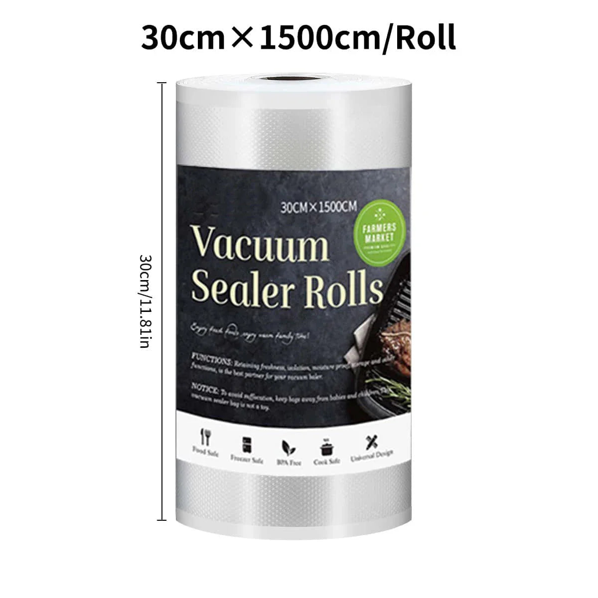vacuum compression bags, single sided mesh sausage, preserved meat, plastic preservation bag, food vacuum packaging bag, 1 piece