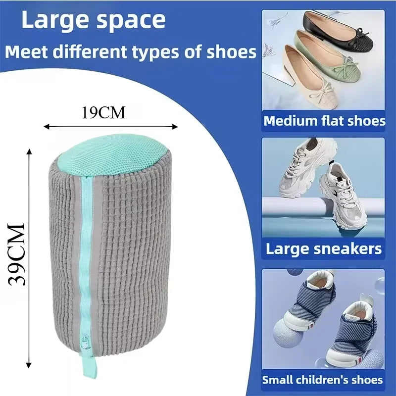 1Pcs Shoe Washing Machine Bag Sneaker Cleaning Laundry Shoe Bag For Washer Dryer Reusable Shoe Washing Bag Shoe Washing Machine