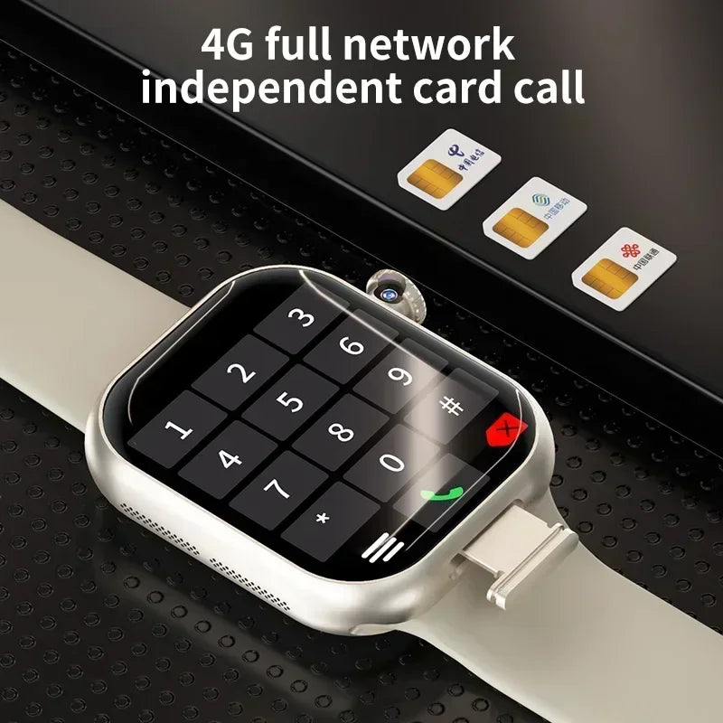 5G Android VP29 5 256GB storage 4G/5G LTE Sim card GPS WIFI 2.29-inch 490 by 580 smartwatch with 8 megapixel rotating camera