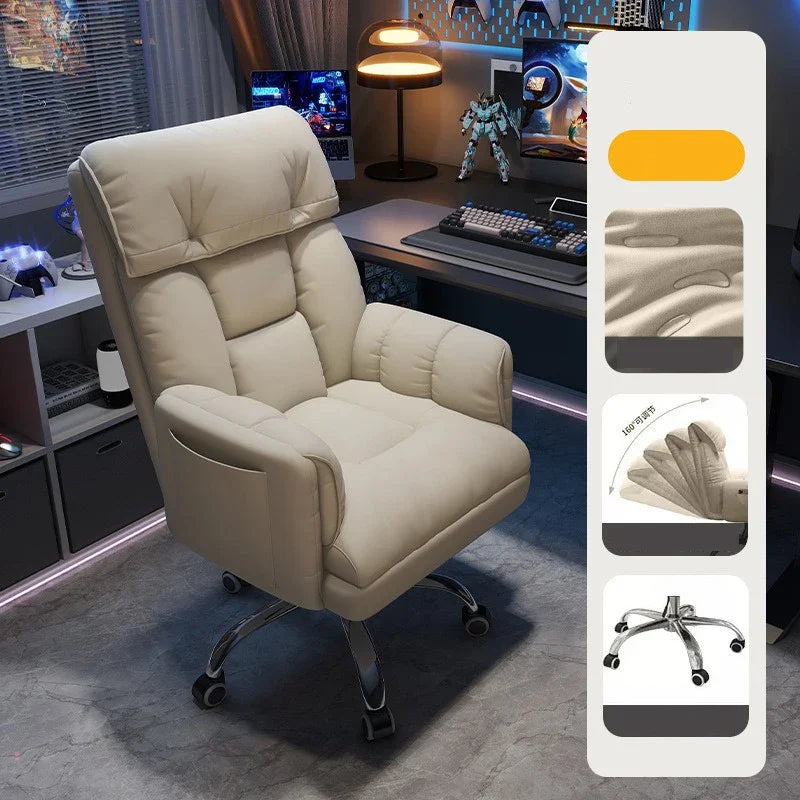 Ergonomics Office Chair Computer Chair Sofa Chair Sedentary Not Tired Enveloping Feeling Bureaustoel Household Office Supplies
