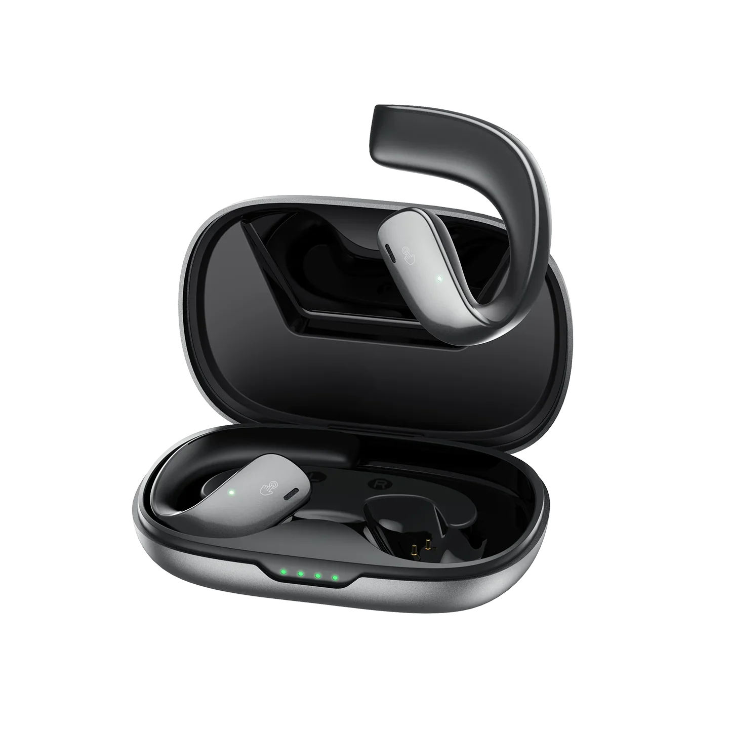 Black Shark T20 Wireless Earbuds, Bluetooth 5.3 IPX67 Waterproof Earphones, Over Ear Buds Stereo Deep Bass Headset with Earhooks