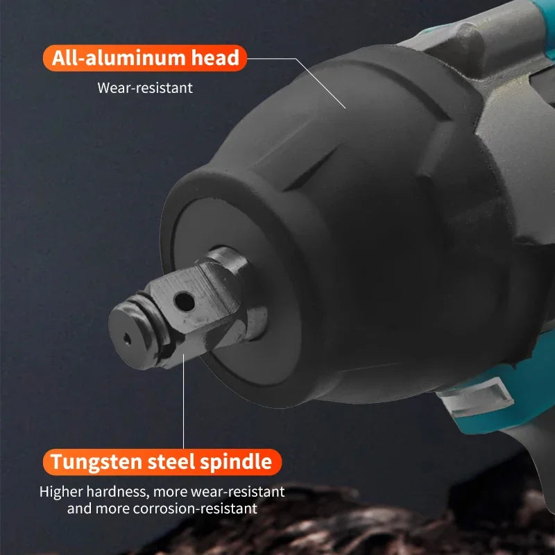Makita DTW700 1000N.M Torque Brushless Electric Impact Wrench Cordless Electric Drill 1/2" Wrench Power Tools For 18V Battery