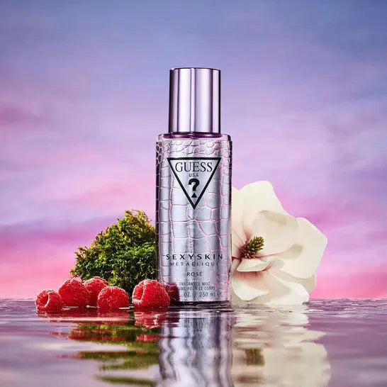 Sexy Skin Metallique Rose By Guess For Women 8.4 oz Body Mist