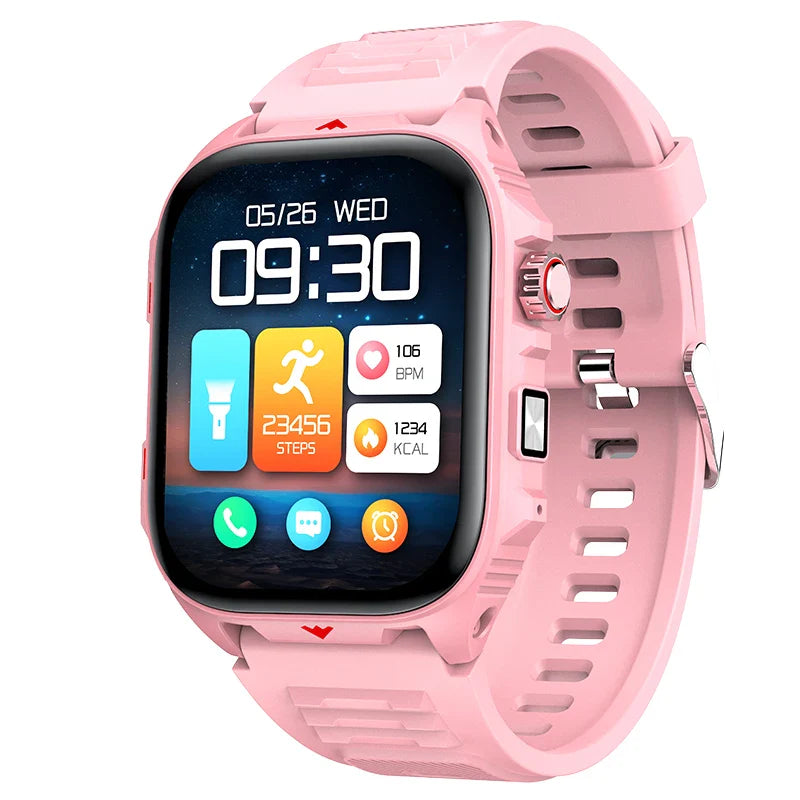 Electronic Smart Watch BT Call Heart Rate Monitor Smartwatch Fitness Tracker Waterproof Sport Watches for Man Woman Android 2026