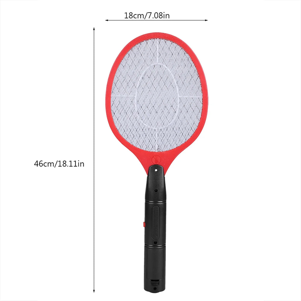 Electric Fly Swatter Cordless Battery Power Electric Fly Mosquito Swatter Bug Zapper Racket Insects Killer