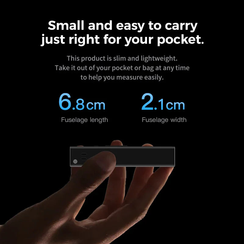Laser Rangefinder Distance Meter Rangefinder Laser Tape Range Finder Building Mini Infrared Rangefinder USB Rechargeable 30M Hot