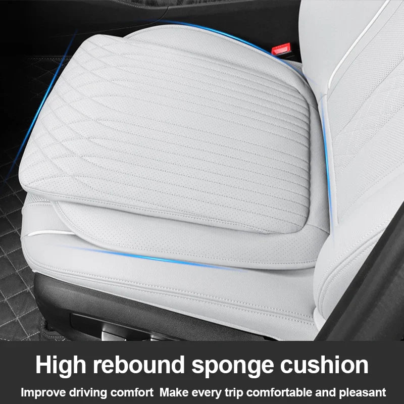 For Tesla Car Cushion Nappa Leather Breathable Non-slip Car Seat High Rebound Pad Seat Cushion Four seasons Universal Auto Seat