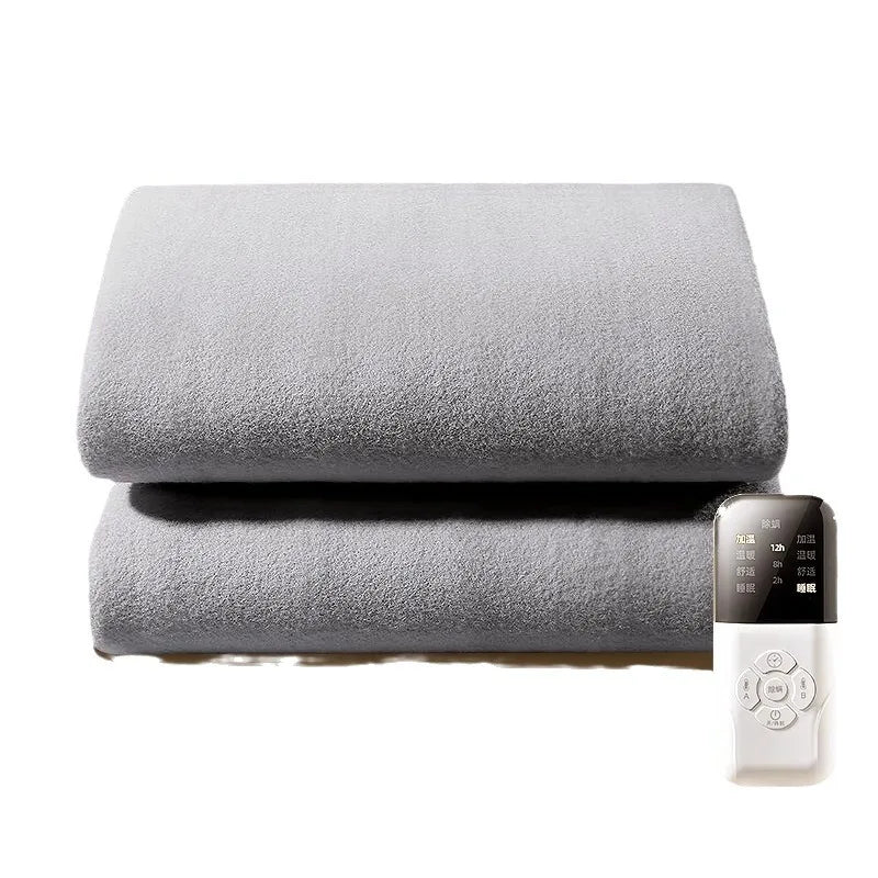 Graphene Electric Heated Blanket Dual Control Single Double Washable Home Dorm Energy Saving Fast Heating Auto Shutoff Cobertor