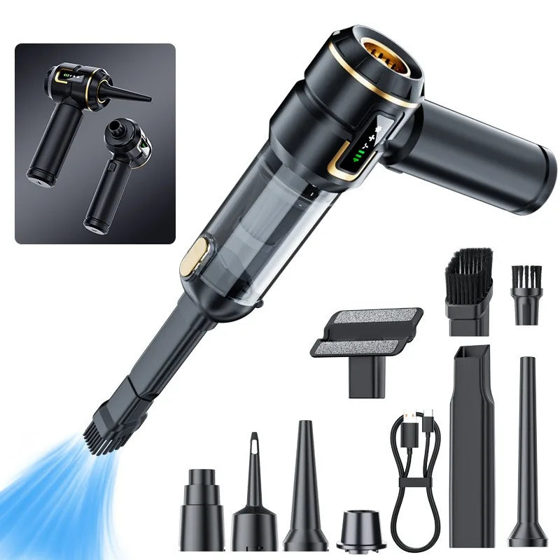 Mini Car Vacuum Cleaner Strong Scution Cordless 998000PA Powerful Wireless Car Cleaner HandHeld Portable Vacuum Cleaner for Car