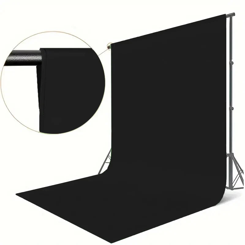 Portable black background fabric, suitable for photography, multifunctional and easy to install background fabric