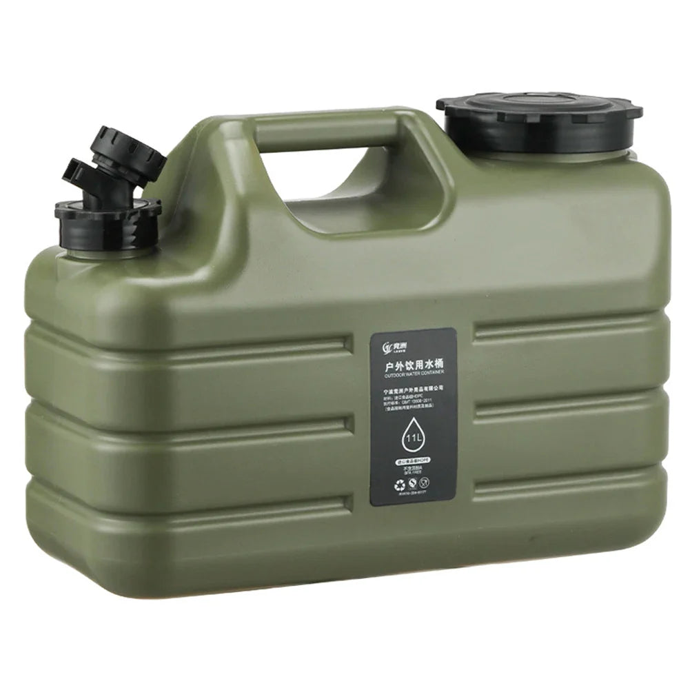 12L/10L Portable Camping Water Jug with Faucet Water Tank for Car Drinking Carrier Camping Large Capacity Water Storage Bucket