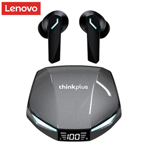 Original Lenovo XT53 Bluetooth V5.4 Earphones LED Power Display Gaming Headphones Waterproof Anti-sweat Upgraded Wireless Earbud