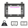 BEISHI Universal TV Bracket Low Profile TV Wall Mount Fixed for Most 30"-80" Flat/Curved TVs with Max VESA 600X500mm Up to 70kg