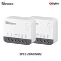 SONOFF ZBMINIR2 Extreme Zigbee Smart Switch Detach Relay External Switch Remote Control via eWeLink Compatible With Zigbee Hub