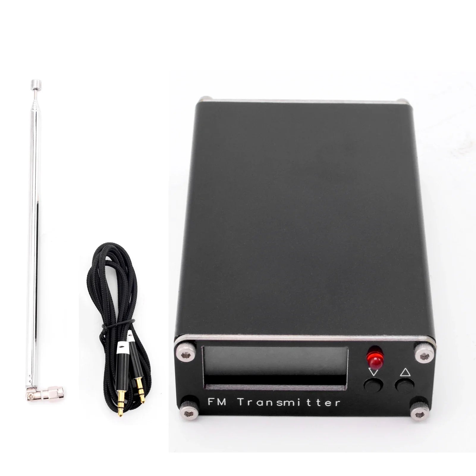 2km 0.5W FM Transmitter 76M-108Mhz Digital Display Stereo FM Transmit TYPE-C USB Churches CAR Radio Broadcast Campus Station