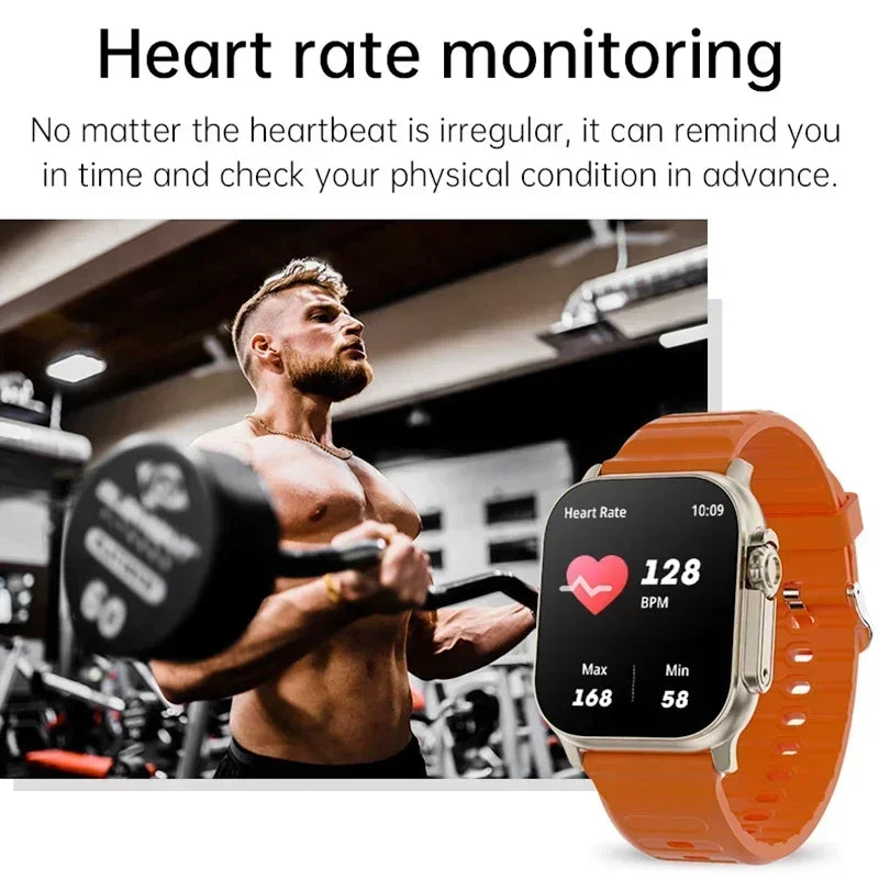 New Watch 10 Smart Watch  IWO Watch Ultra 49mm New NFC Men Women Bluetooth Call BT Music Games Wireless Charging Smartwatch