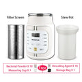 SUNATUR 600ml 700W Electric Cooker Multifunctional Rice Cooker Stew Pot Slow Cooker Mini Porridge Pot Portable Soup Pot