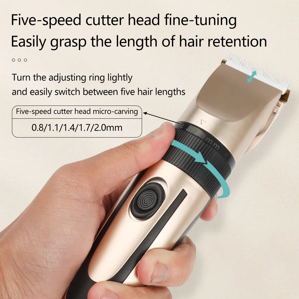Electric Hair Trimmer Shaver Home Trimmers for Men Hair Clipper Professional Rechargeable Shavers Barber hair Cutting Machine