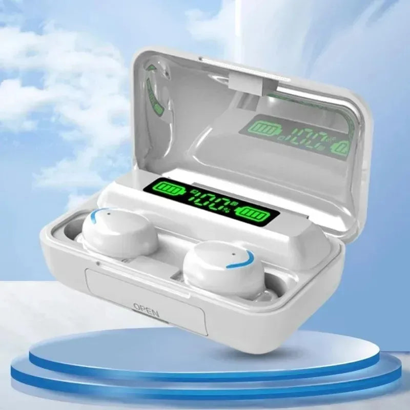 F9-5C True Wireless Bluetooth Headset Binaural Small In Ear Buds Sports Stereo Bass TWS Earbuds Newest Sports Earbuds for phones