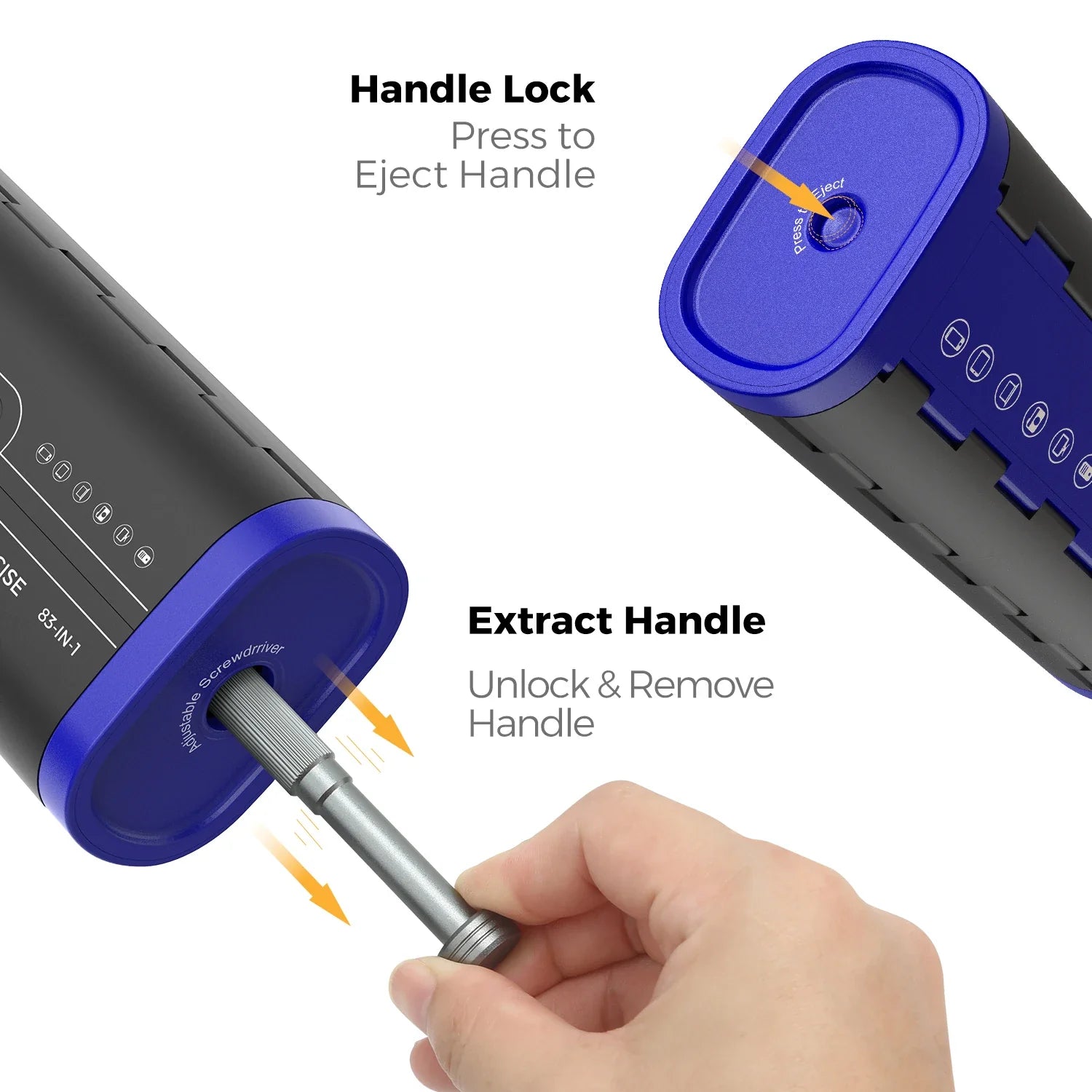83-in-1 Electric Screwdriver Set Precision Power Tool Kit Rechargeable Wireless Mini Small Bits for Mobile Cell computer Repair