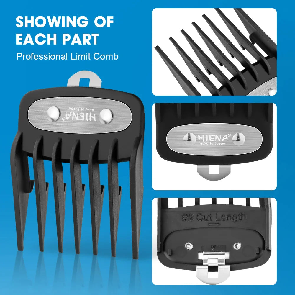 New Version Clipper Guards Set Compatible with Most Wahl Clippers with Holder Clipper Professional Hair Clipper Combs Guides