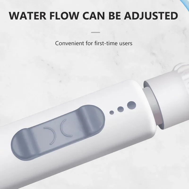 New Faucet Oral Irrigator Portable Teeth Cleaner Dental Water Flosser Pressure Adjustable Water Pick Jet Flossing No Need Charge