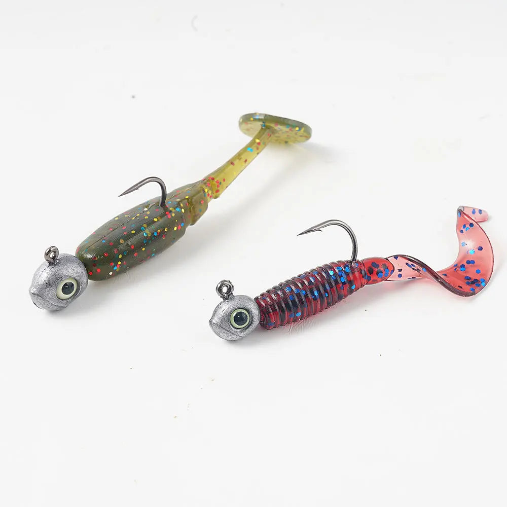 Grouper Crank Jig Head Hook Leaded 0.5g 1g 2g 3g 4g 5g Fly Fishing Hook Rockfish Game Jigs Hook Lure Soft Worm Bait Hook Tool