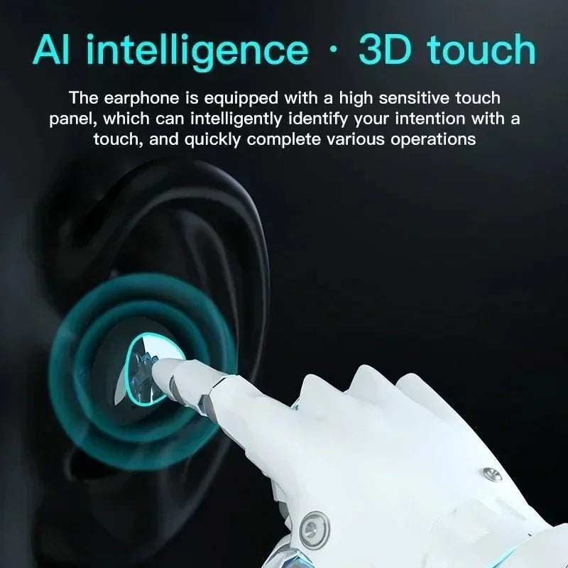 Original M10 Bluetooth Wireless Earbuds - Sports Headphones with Active Noise Canceling, Stereo Sound & Built-in Mic