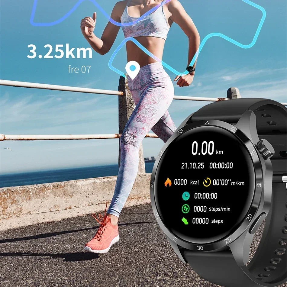 2025 Original Watch 4 Pro Men Women Full Touch Screen GPS Sport Fitness Watch Man IP67 Waterproof Bluetooth For Android IOS NWE