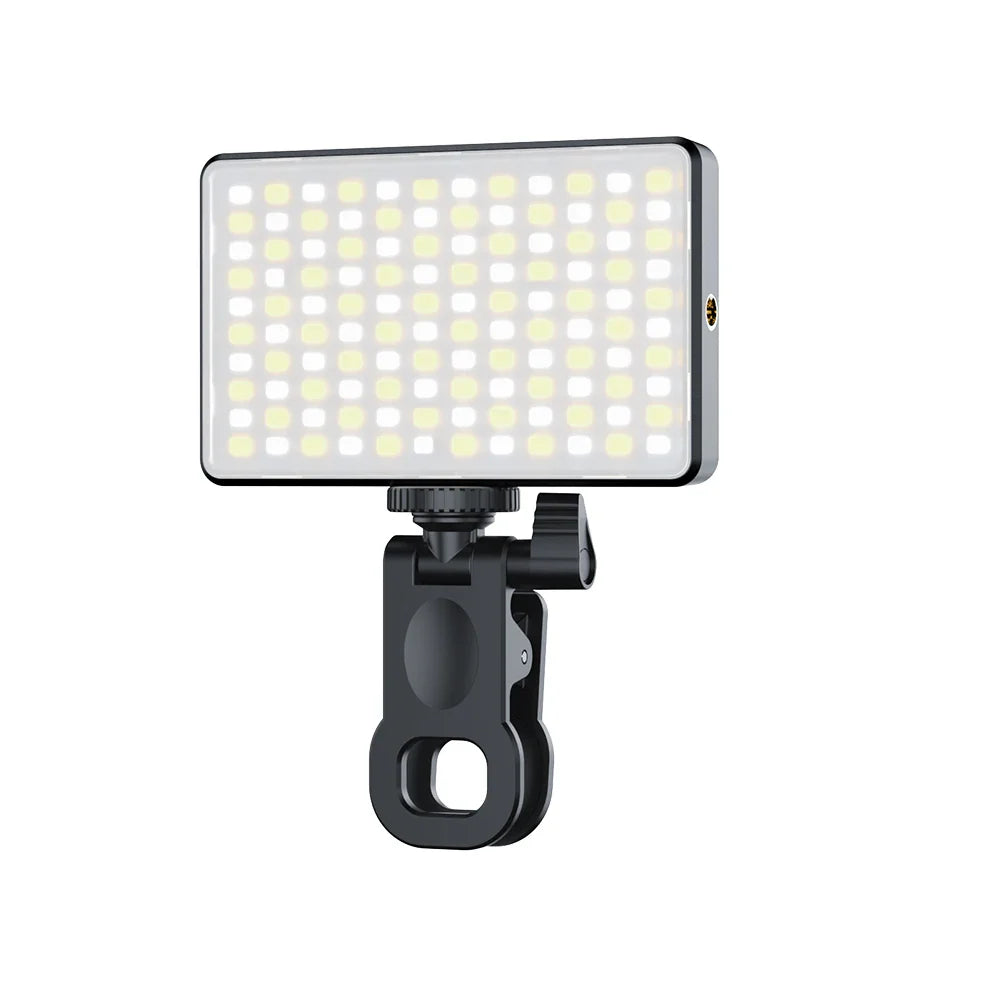 80pcs LED 1500Mah Rechargeable Clip Video Light Adjusted 3 Light Modes for iPad Laptop Makeup Selfie Vlog Live Stream